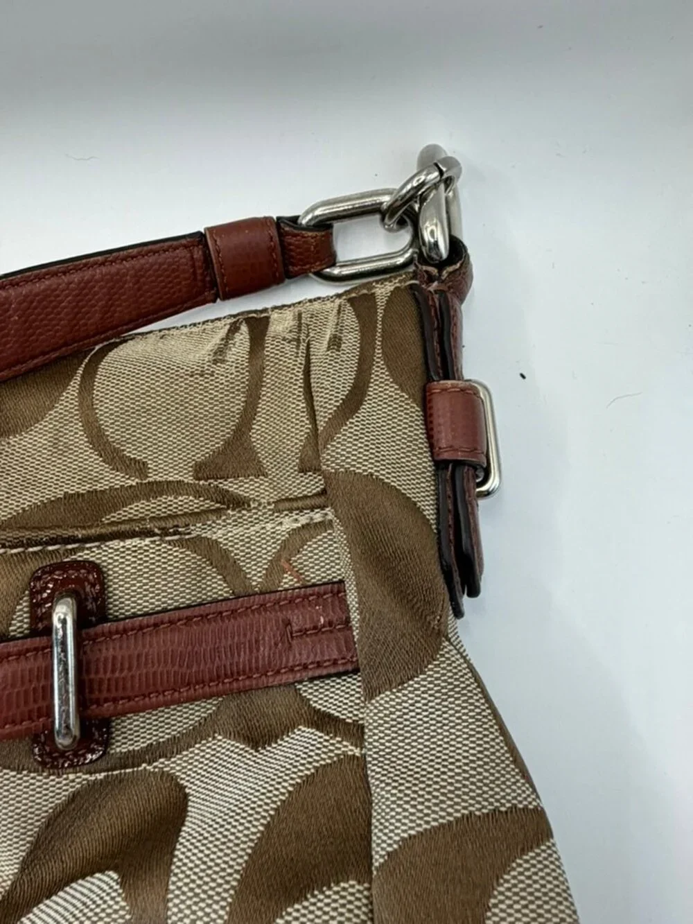Share Vintage Y2K Coach Chelsea Ashlyn Signature Canvas Hobo Bag